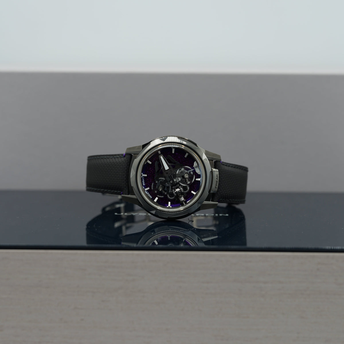 Ulysse Nardin Freak S WOS Centenary Exclusive 45 mm Crystalium Purple Dial Textured Rubber Strap 2513-500LE-7A-WOS/3A - WATCHXNYC