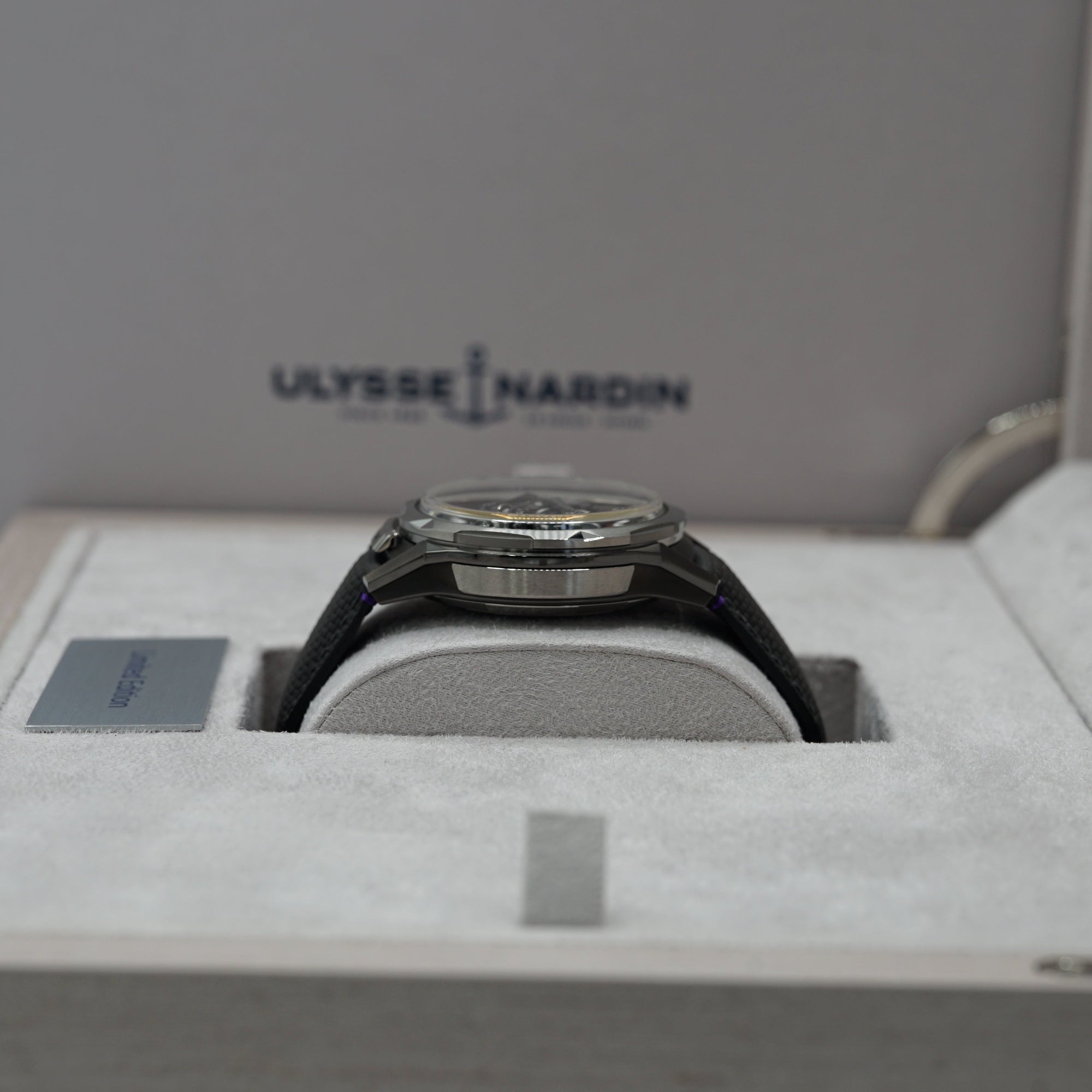 Ulysse Nardin Freak S WOS Centenary Exclusive 45 mm Crystalium Purple Dial Textured Rubber Strap 2513-500LE-7A-WOS/3A - WATCHXNYC