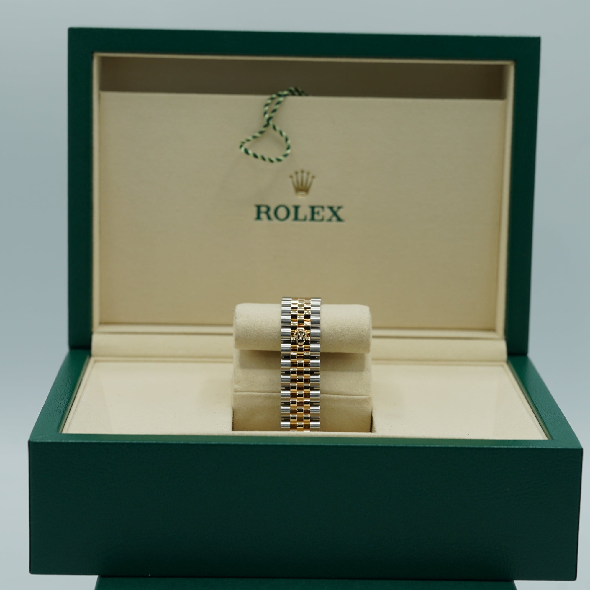 Rolex Datejust 31mm Dark Grey Set With Diamonds Dial Oystersteel and 18k Yellow Gold Jubilee Bracelet 278273-0022 - WATCHXNYC