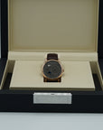 A. Lange & Sohne LANGE 1 PERPETUAL CALENDAR 41.9 mm Grey Dial 18K Pink Gold   Leather Strap 345.033 E / LSLS3454AG - WATCHXNYC