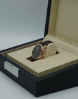 A. Lange & Sohne LANGE 1 PERPETUAL CALENDAR 41.9 mm Grey Dial 18K Pink Gold   Leather Strap 345.033 E / LSLS3454AG - WATCHXNYC