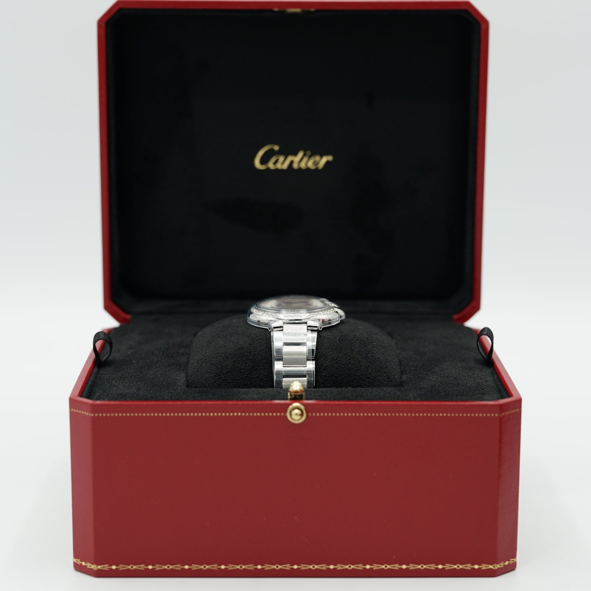 Cartier Ballon Bleu 36 mm Steel Silver Dial Bracelet W4BB0024 - WATCHXNYC