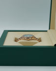 Rolex Day-Date 36 mm Turquoise Set With Diamonds Dial 18 kt Everose Gold President Bracelet 128345rbr-0064 - WATCHXNYC