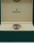 Rolex Oyster 40 mm Olive Green Dial 18 kt Everose Gold President, Semi-Circular Three-Piece Links 228235-0025 - WATCHXNYC