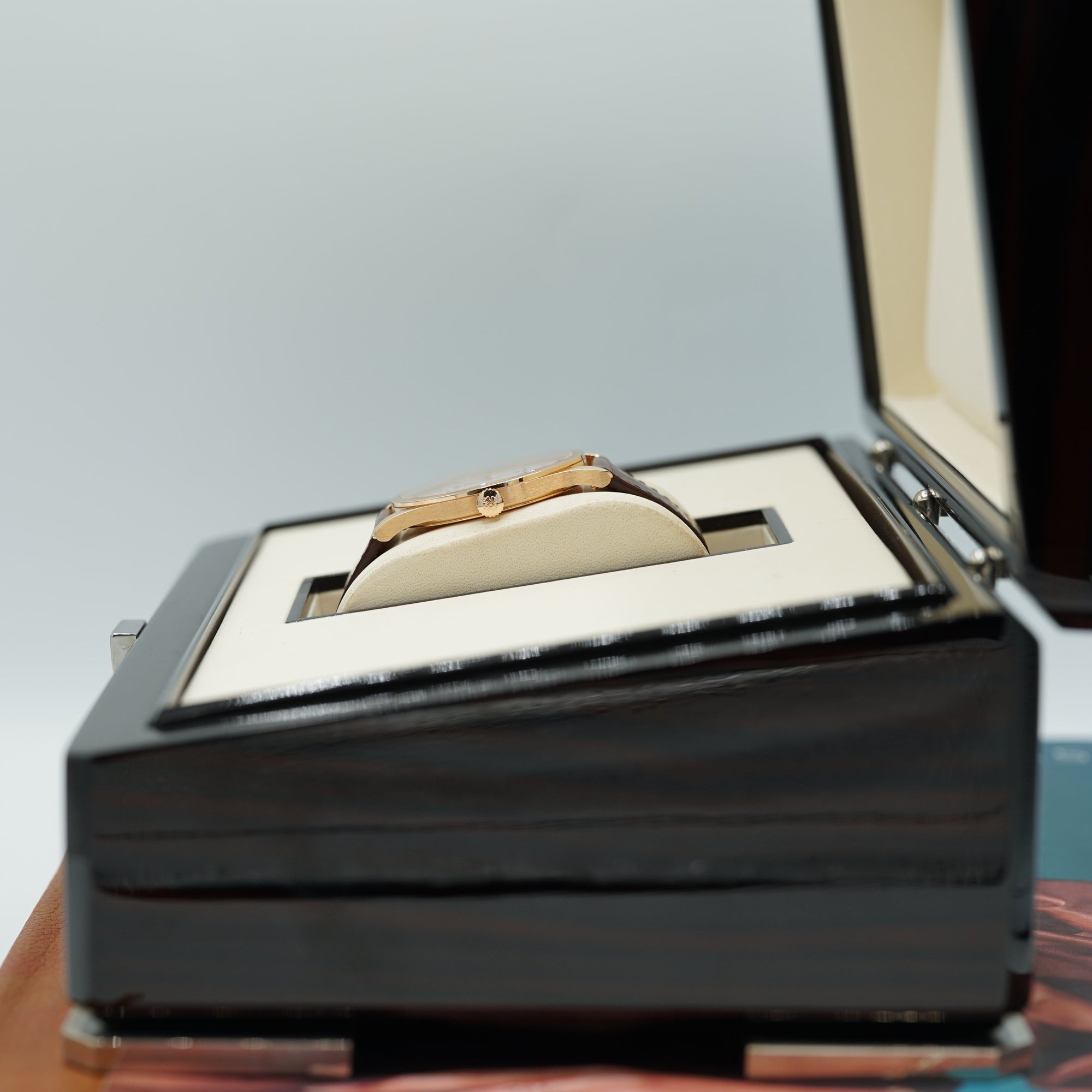 Patek Philippe Calatrava 37mm Silver Dial Rose Gold 5196R-001 - WATCHXNYC