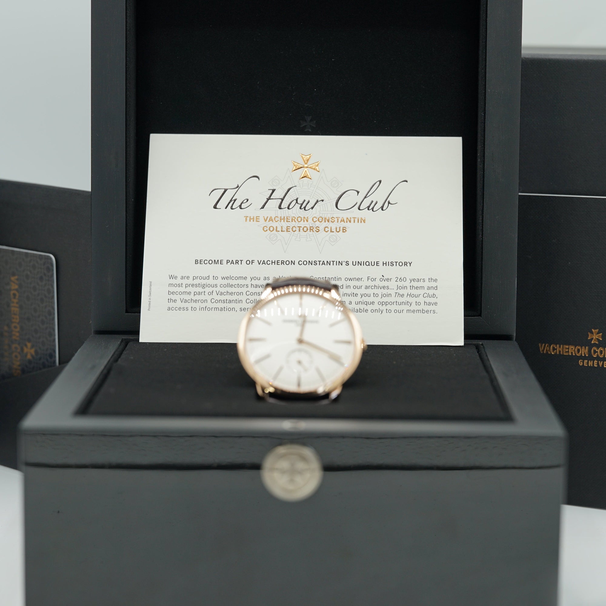 Vacheron Constantin Patrimony manual-winding 42 mm Silver Dial 18K Pink Gold   Leather Strap 1110U/000R-B085 - WATCHXNYC