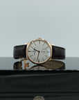 Vacheron Constantin Patrimony manual-winding 42 mm Silver Dial 18K Pink Gold   Leather Strap 1110U/000R-B085 - WATCHXNYC