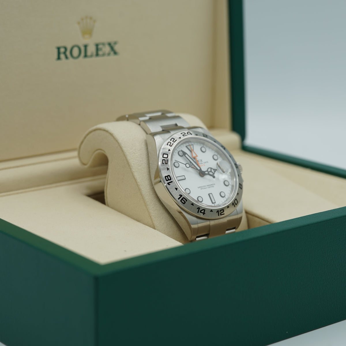 Rolex Explorer II Polar 42 mm White Dial Oystersteel Oyster Bracelet 226570-0001 - WATCHXNYC