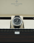 Patek Philippe Aquanaut Luce Black Dial Steel & Diamond Case/Rubber Strap 38.8mm 5267/200A - WATCHXNYC