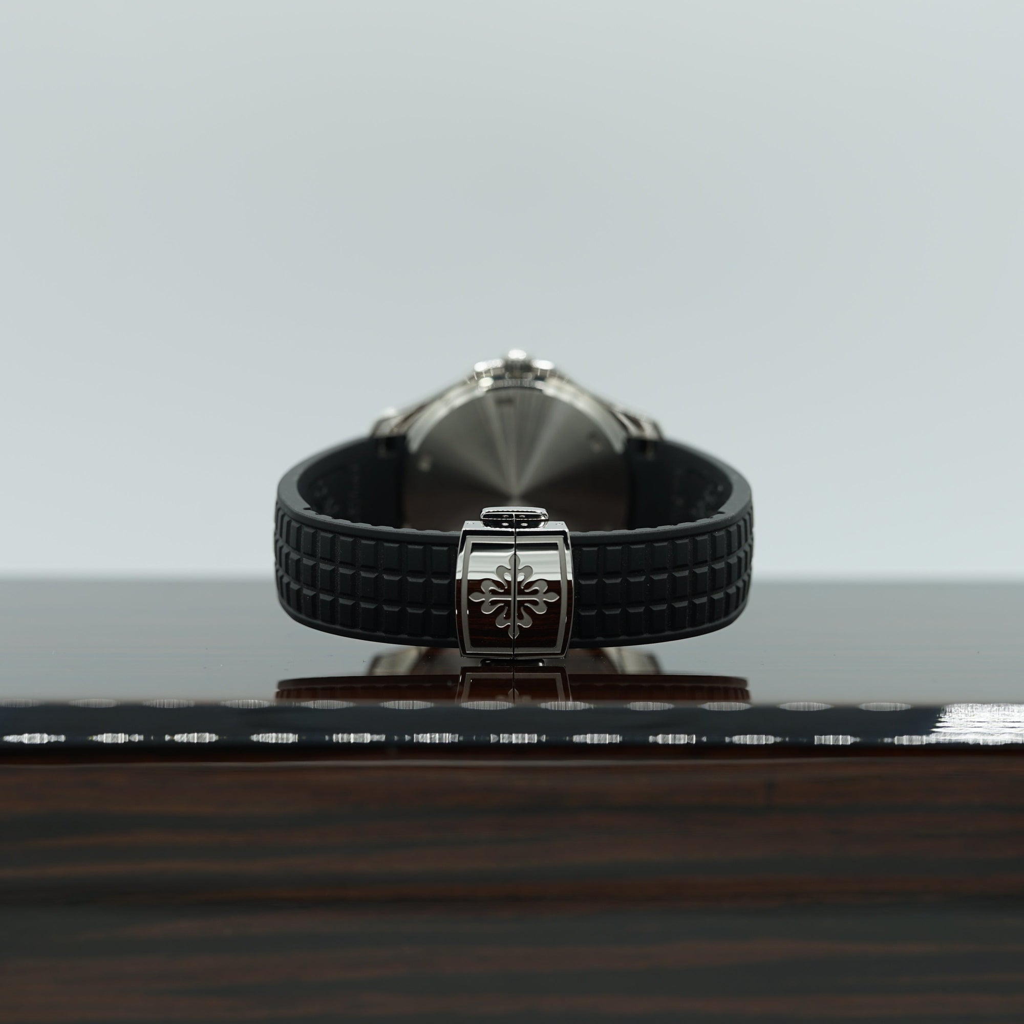 Patek Philippe Aquanaut Luce Black Dial Steel &amp; Diamond Case/Rubber Strap 38.8mm 5267/200A - WATCHXNYC