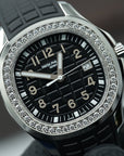 Patek Philippe Aquanaut Luce Black Dial Steel & Diamond Case/Rubber Strap 38.8mm 5267/200A - WATCHXNYC