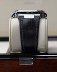 Patek Philippe Nautilus 40.5 mm Black Dial Stainless Steel   Leather Strap 5726A-001 - WATCHXNYC