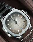 Patek Philippe Nautilus 35.2 mm Gray Dial Stainless Steel Bracelet 7118/1A-011 - WATCHXNYC