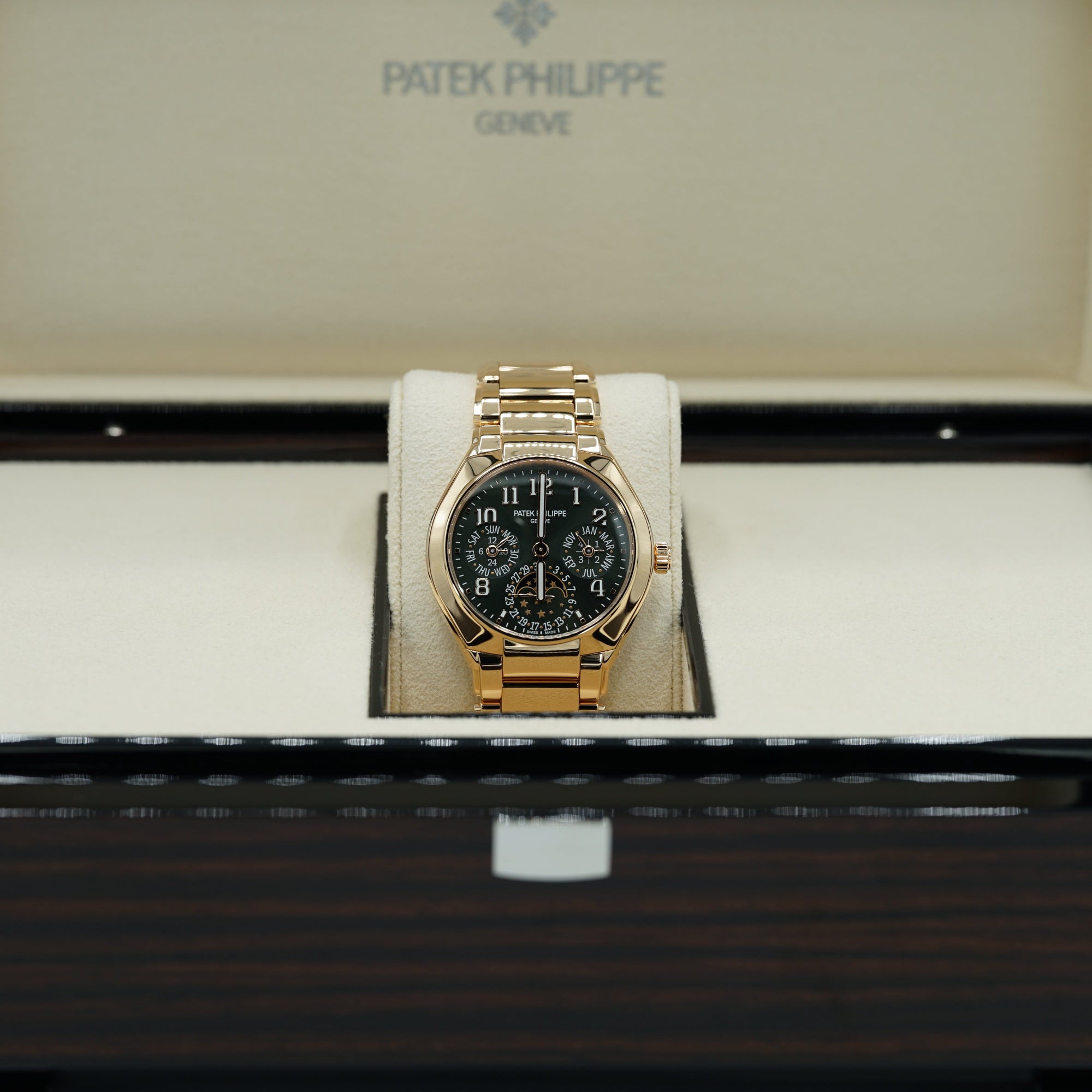 Patek Philippe Twenty~4 36mm Olive Green Dial Rose Gold 7340-1R-010 - WATCHXNYC
