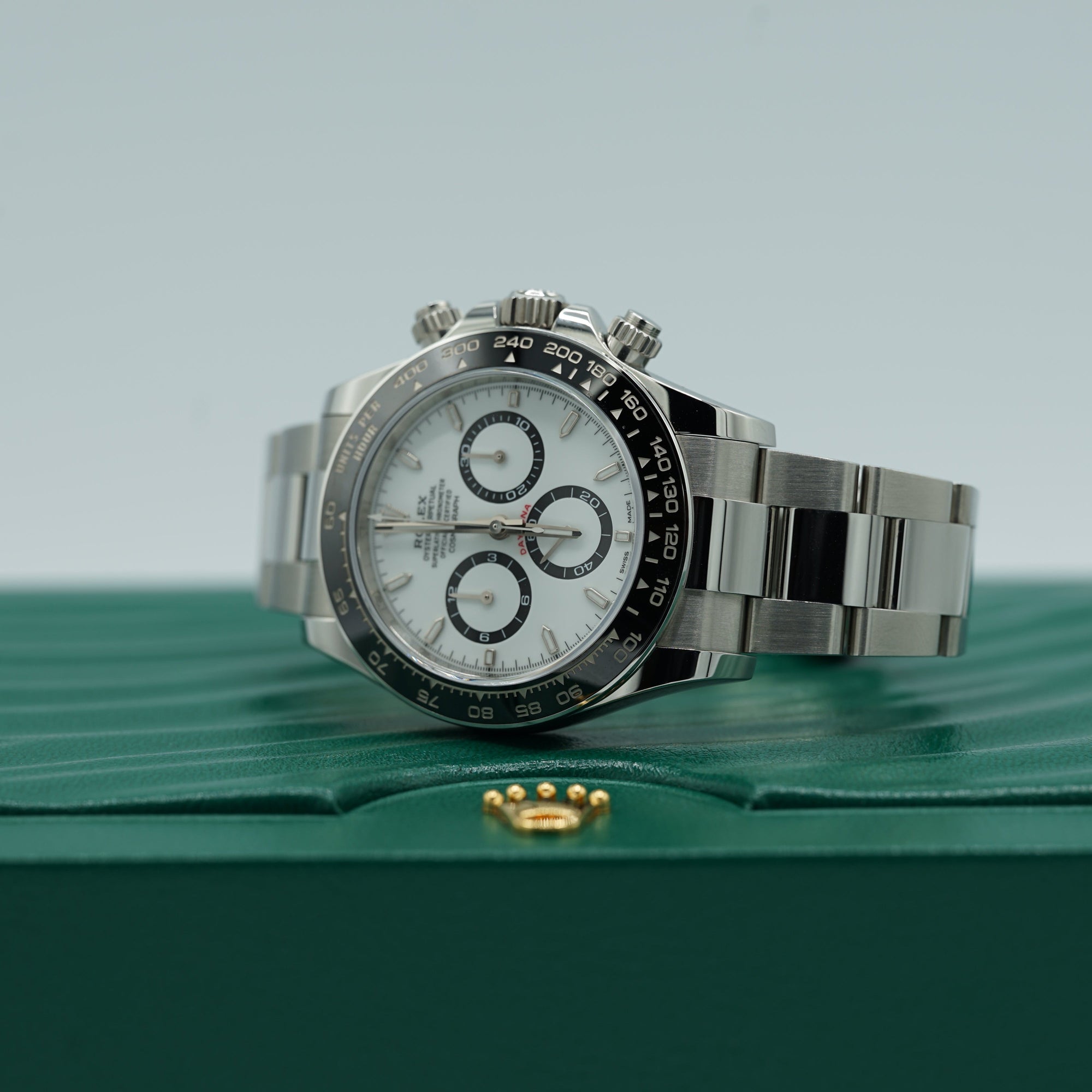 Rolex Daytona 40mm White Dial Stainless Steel Oyster Bracelet 126500LN - WATCHXNYC