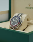 Rolex GMT-Master II Pepsi 40 mm Black Dial Oystersteel Jubilee Bracelet 126710blro-0001 - WATCHXNYC