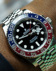Rolex GMT-Master II Pepsi 40 mm Black Dial Oystersteel Jubilee Bracelet 126710blro-0001 - WATCHXNYC