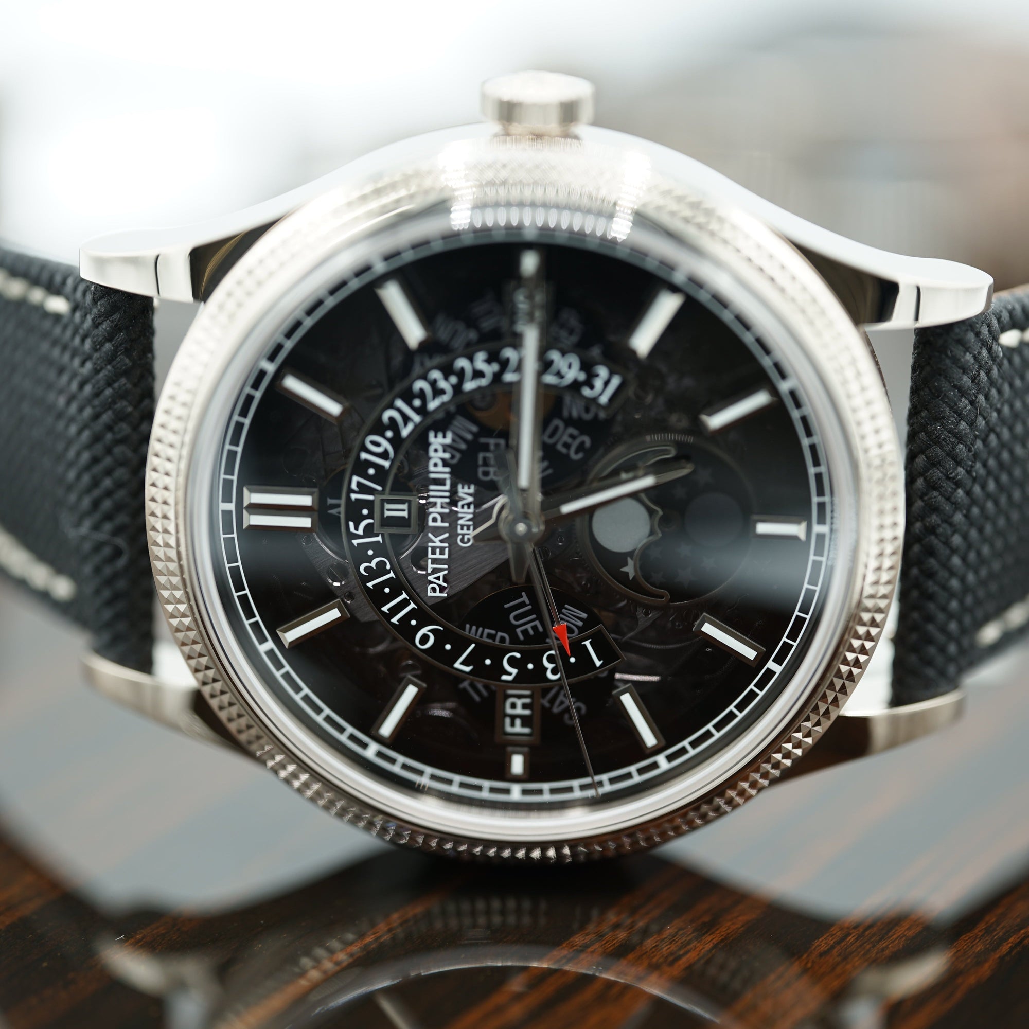 Patek Philippe Grand Complications 39.5mm Gray Dial White Gold 6159G-001 - WATCHXNYC