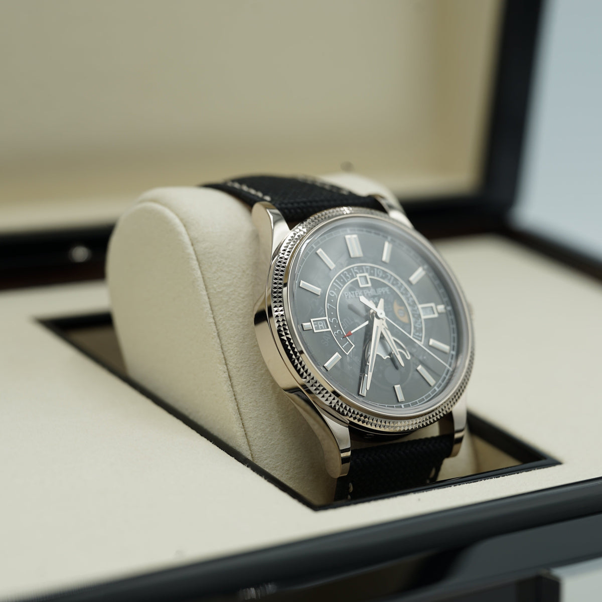 Patek Philippe Grand Complications 39.5mm Gray Dial White Gold 6159G-001 - WATCHXNYC