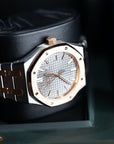 Audemars Piguet Royal Oak Selfwinding 34 mm Grey Dial Stainless Steel with 18k Pink Gold Bracelet 77450SR.OO.1361SR.03 - WATCHXNYC