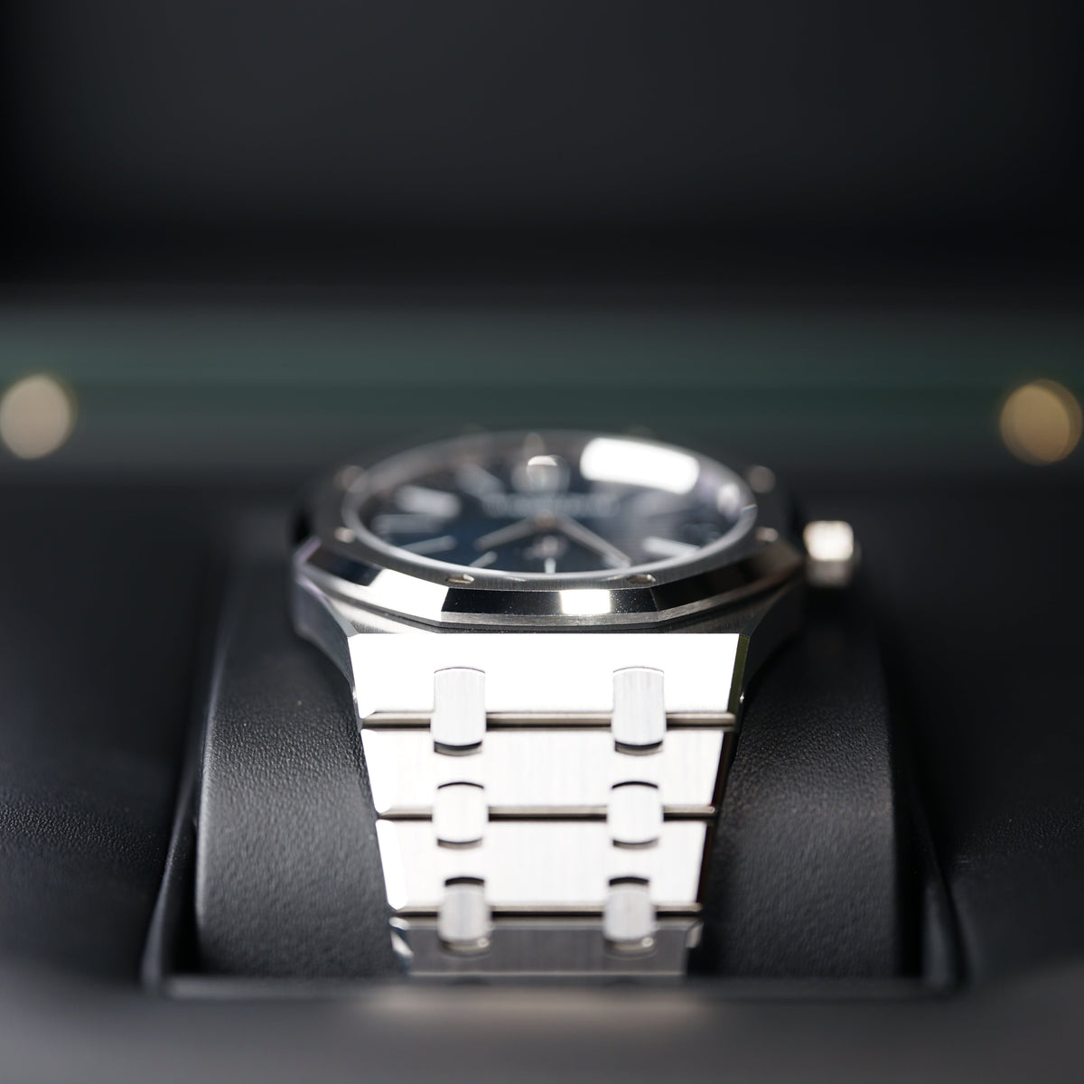 Audemars Piguet Royal Oak 39mm Blue Dial Stainless Steel 15202ST.OO.1240ST.01 - WATCHXNYC