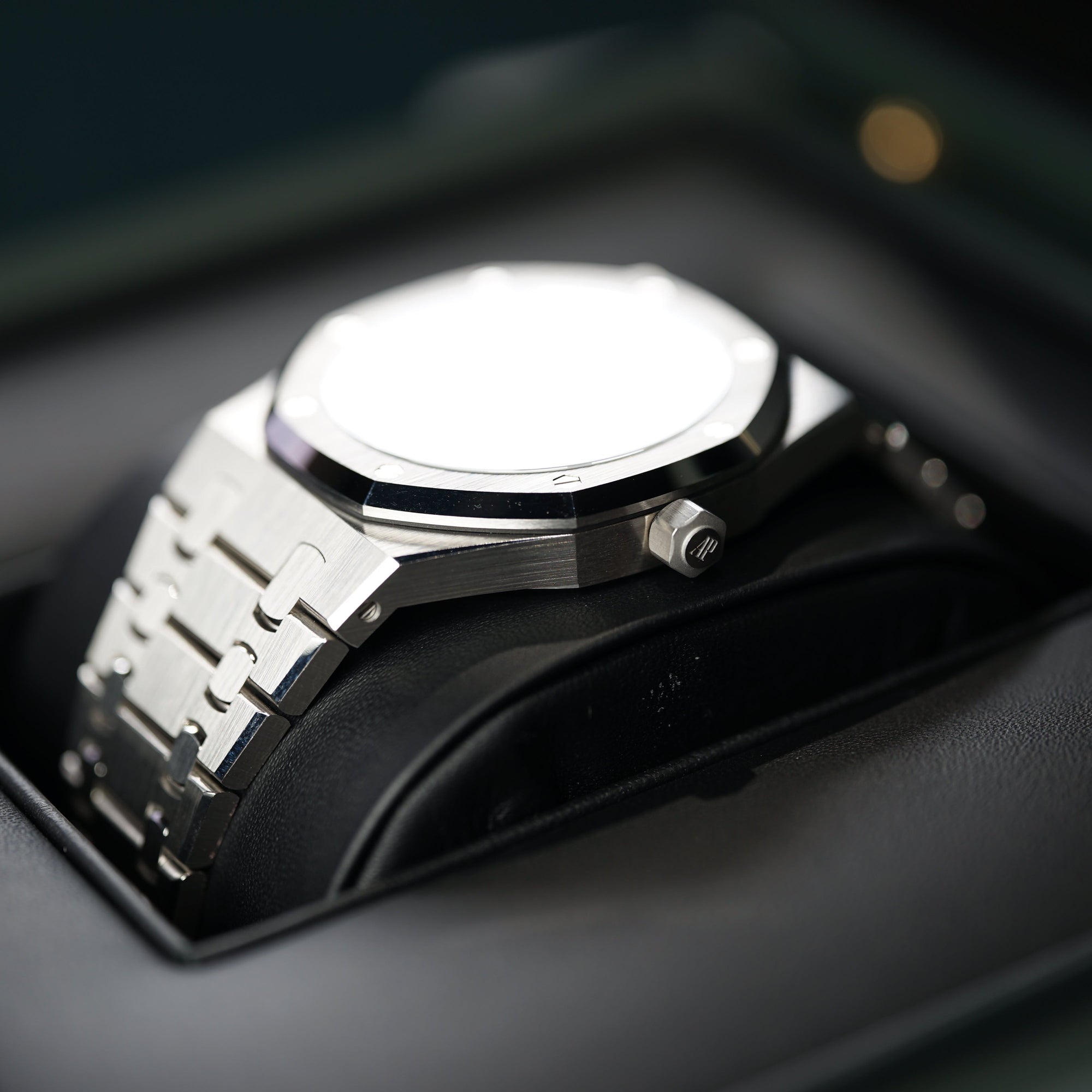 Audemars Piguet Royal Oak 39mm Bleu Nuit Nuage 50 Dial Stainless Steel 16202ST.OO.1240ST.01 - WATCHXNYC