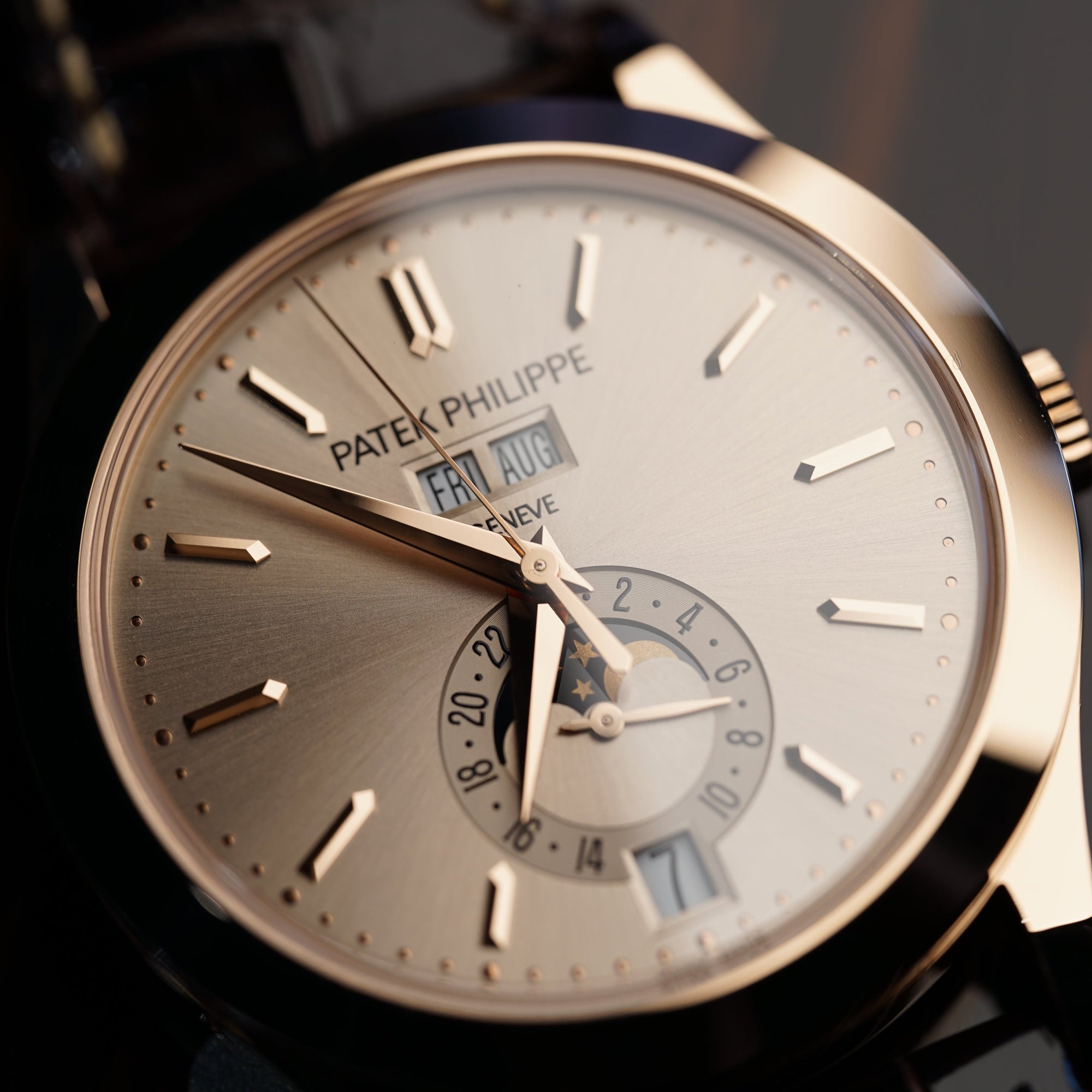 Patek Philippe Complications Beige Dial Rose Gold Leather Strap 38.5 mm 5396R-016 - WATCHXNYC