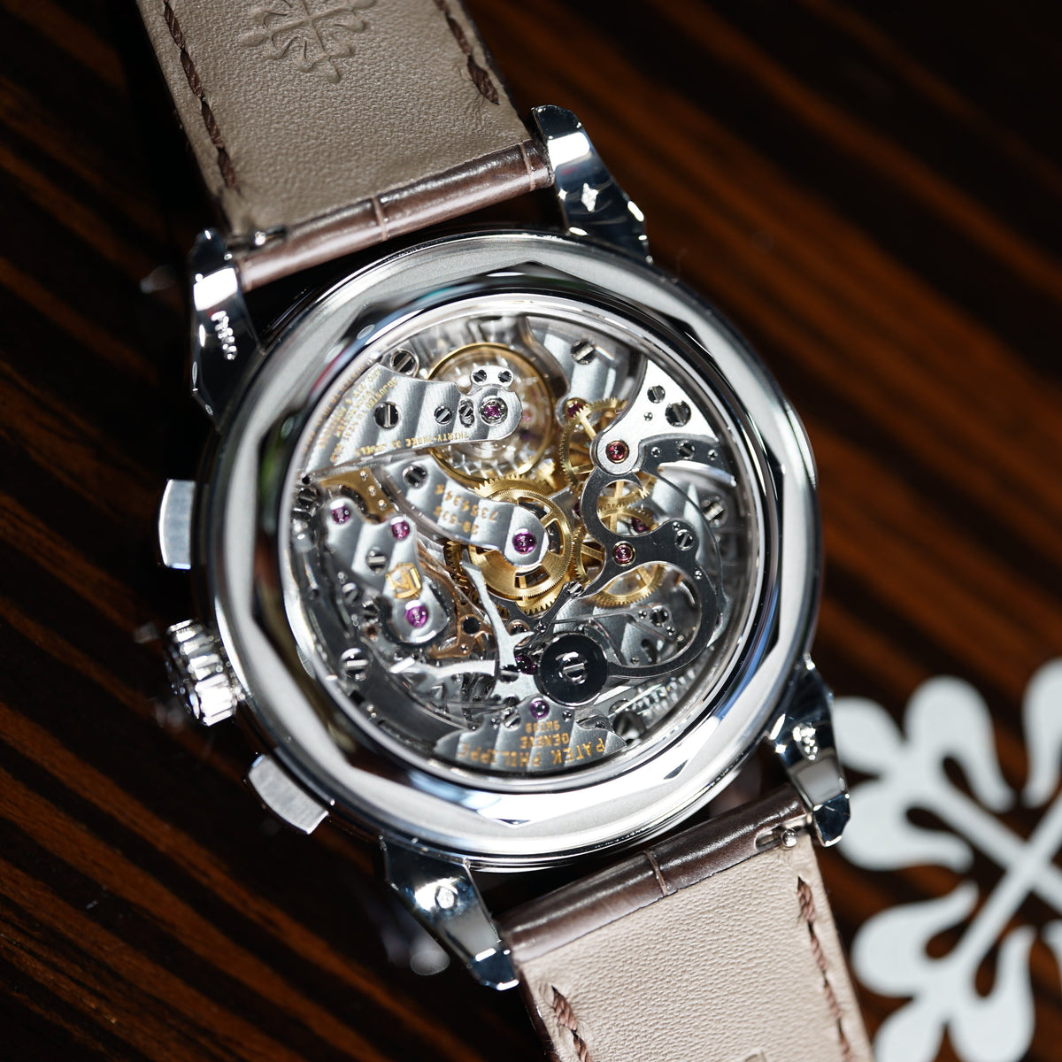 Patek Philippe 5270P-001 Grand Complications 41mm Salmon Dial Platinum - WATCHXNYC