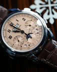 Patek Philippe 5270P-001 Grand Complications 41mm Salmon Dial Platinum - WATCHXNYC