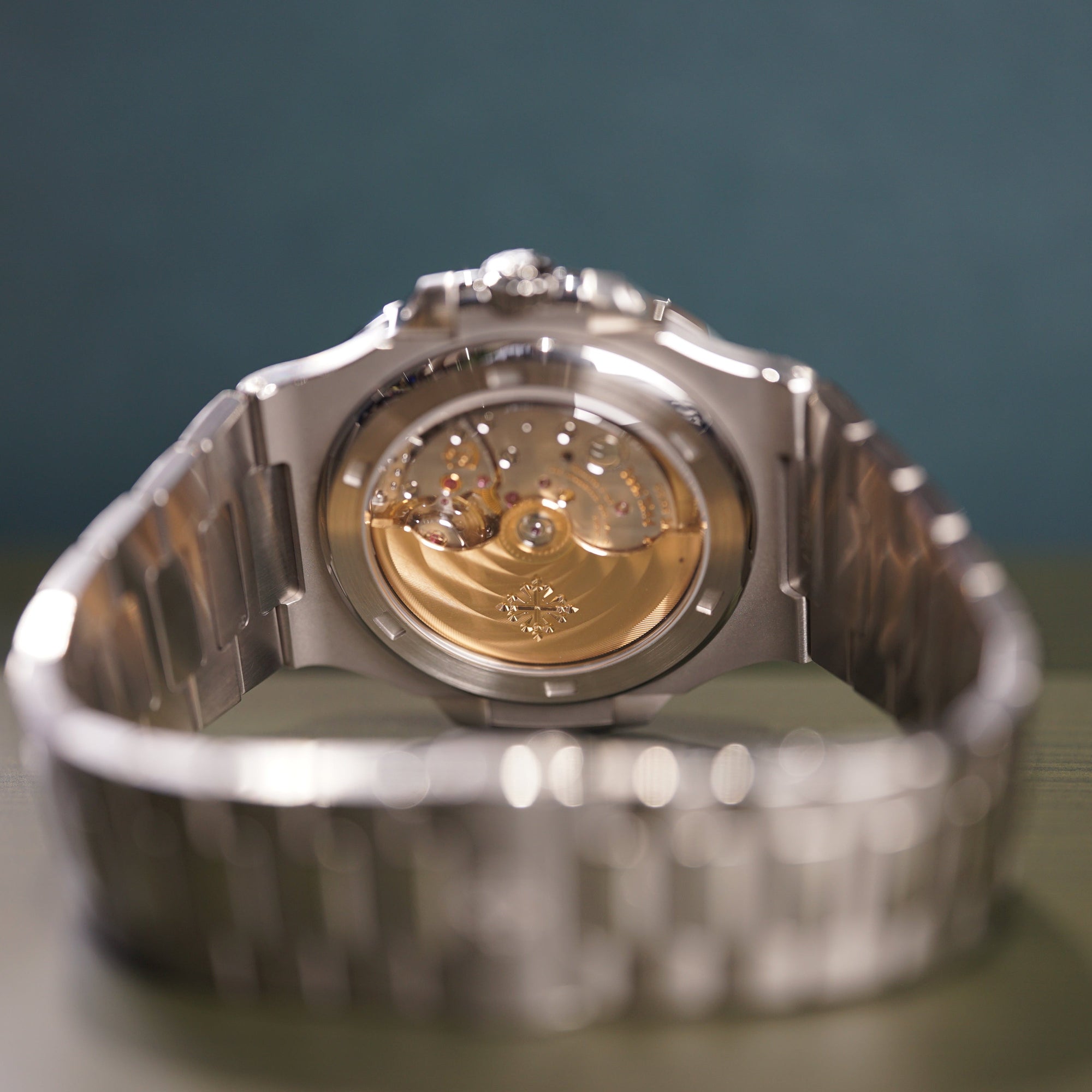 Patek Philippe 5711/1A-014 Nautilus 40mm Olive Green Dial Stainless Steel - WATCHXNYC
