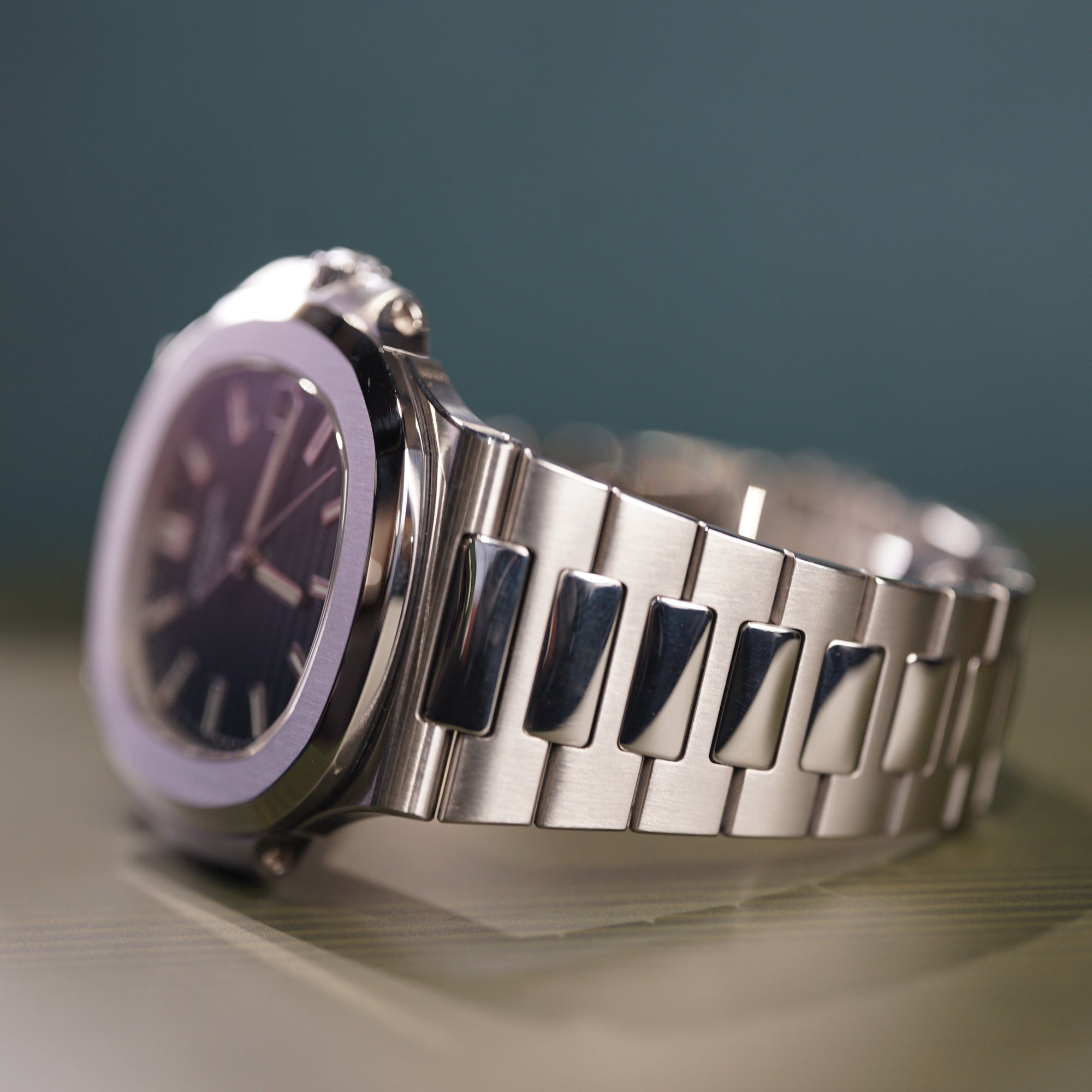 Patek Philippe 5711/1A-014 Nautilus 40mm Olive Green Dial Stainless Steel - WATCHXNYC