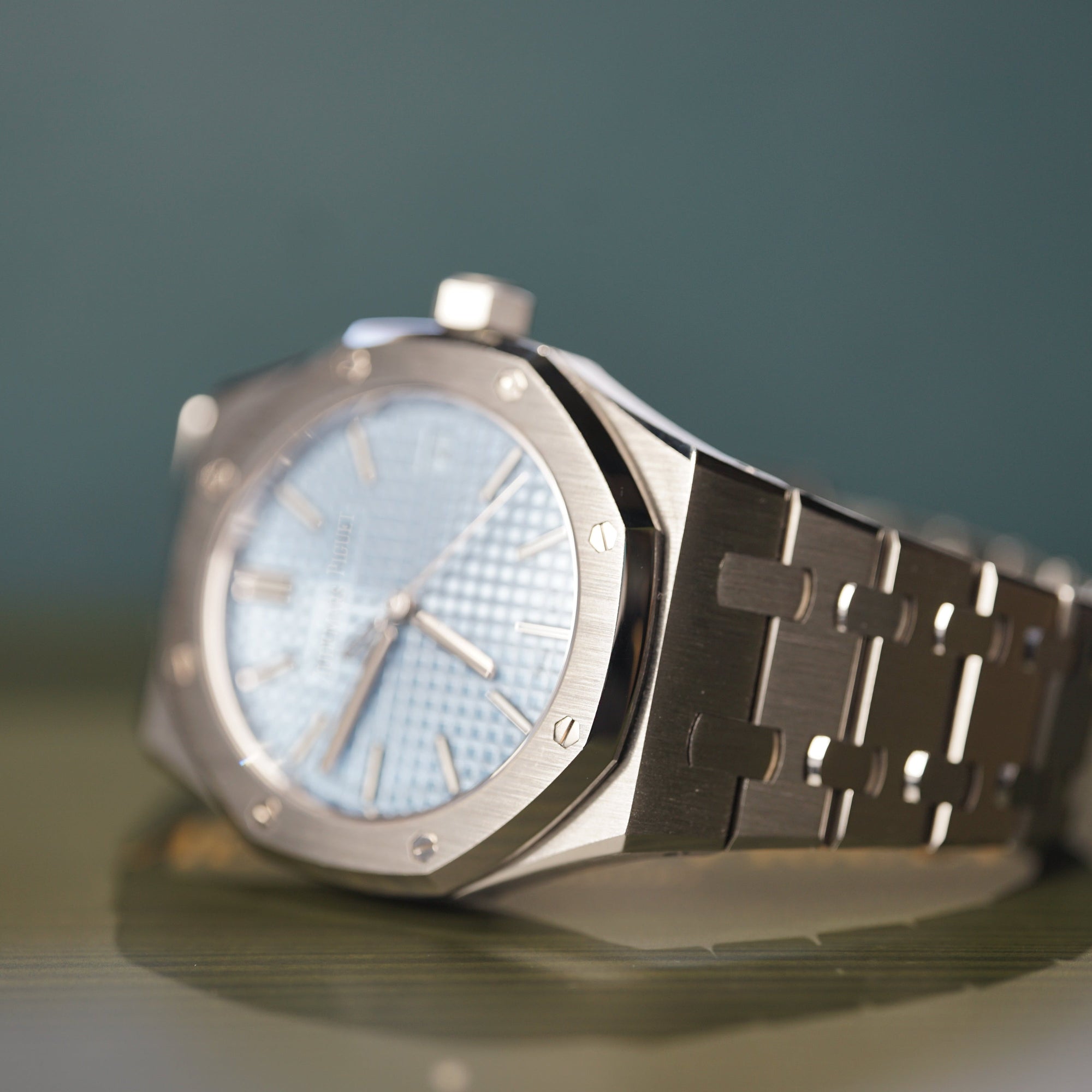 Audemars Piguet Royal Oak Selfwinding 37 mm Light Blue Dial Stainless Steel Bracelet 15550ST.OO.1356ST.08