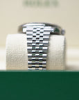 Rolex Datejust 41 mm Mint Green Dial Oystersteel and White Gold Jubilee Bracelet 126334-0028 - WATCHXNYC