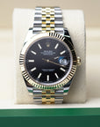 Rolex Datejust 41 41 mm Bright Black Dial Oystersteel and 18k Yellow Gold Jubilee Bracelet 126333-0014 - WATCHXNYC