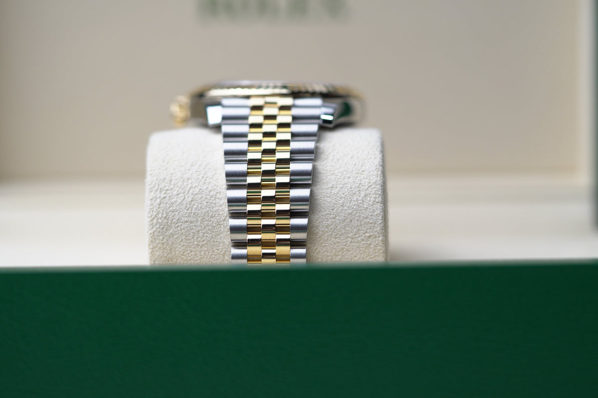 Rolex Datejust 41 41 mm Bright Black Dial Oystersteel and 18k Yellow Gold Jubilee Bracelet 126333-0014 - WATCHXNYC
