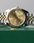 Rolex Datejust 41 41 mm Champagne-Colour Dial Oystersteel and 18k Yellow Gold Jubilee Bracelet 126333-0010 - WATCHXNYC