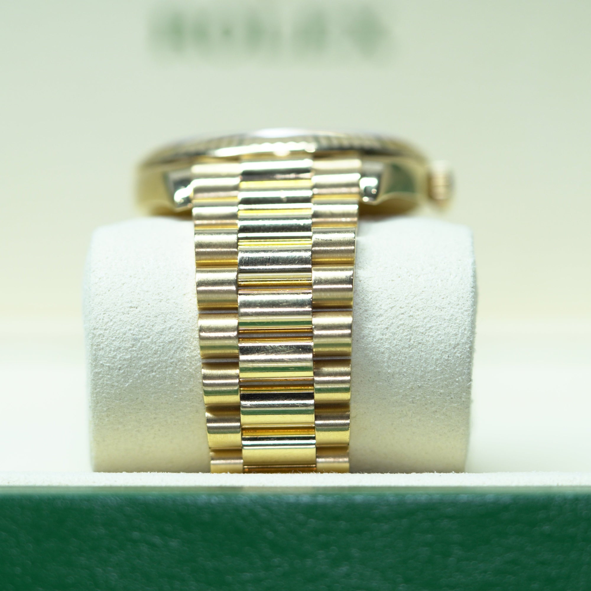 Rolex Day-Date 40 40 mm White Dial 18k Yellow Gold President Bracelet 228238-0042 - WATCHXNYC
