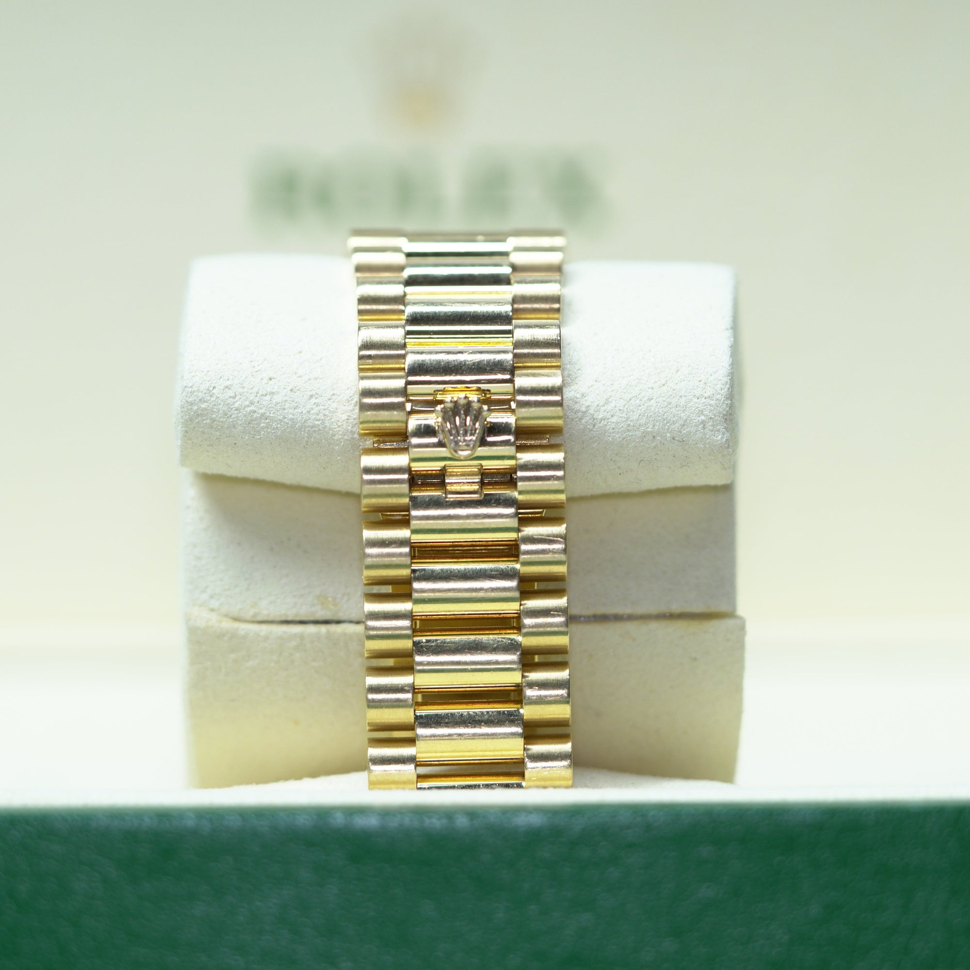 Rolex Day-Date 40 40 mm White Dial 18k Yellow Gold President Bracelet 228238-0042 - WATCHXNYC