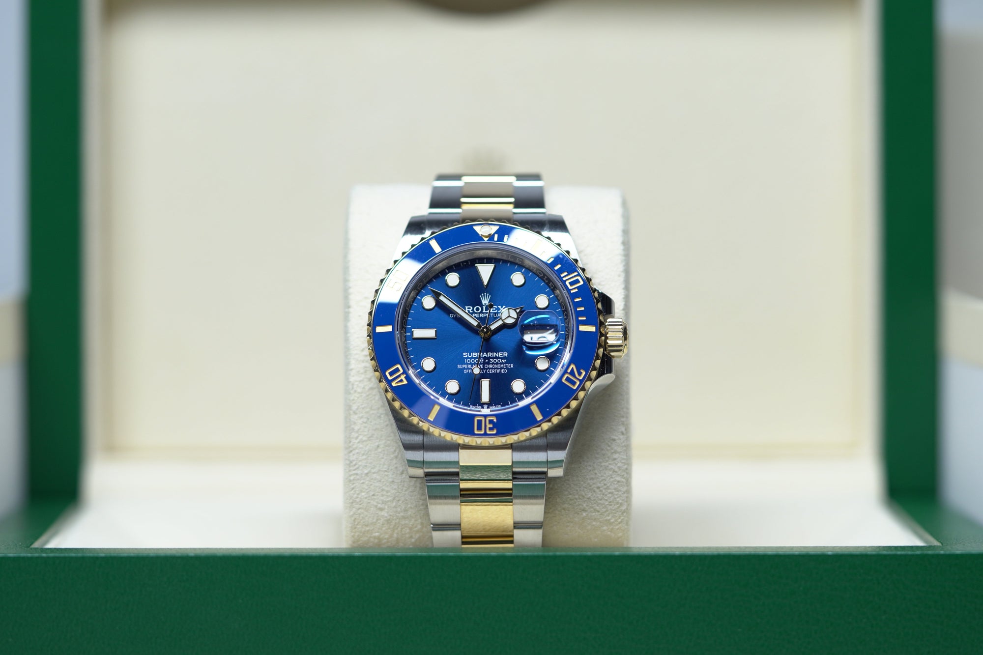 Rolex Submariner Date 41 mm Royal Blue Dial Oystersteel And Yellow Gold Yellow Rolesor Bracelet 126613lb-0002 - WATCHXNYC