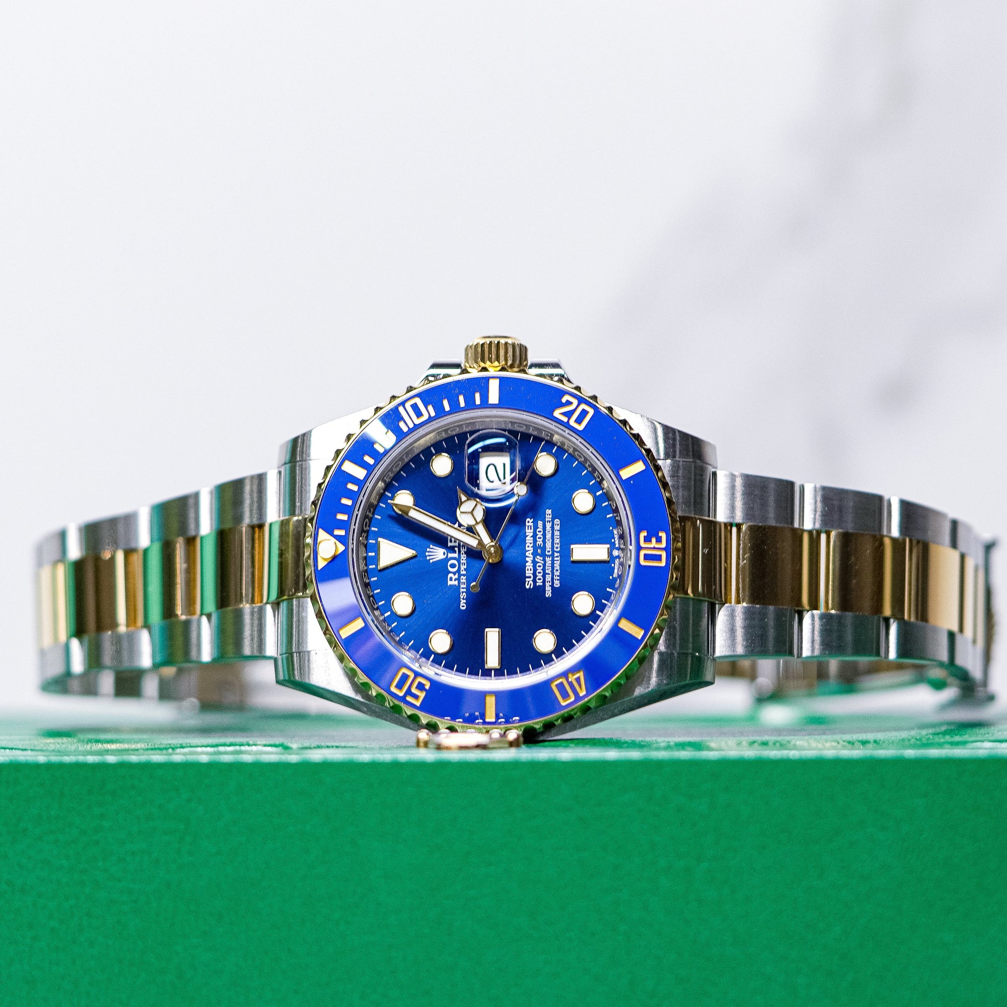 Rolex Submariner Blusey Date 41MM Gold/Steel Oyster 126613lb - WATCHXNYC