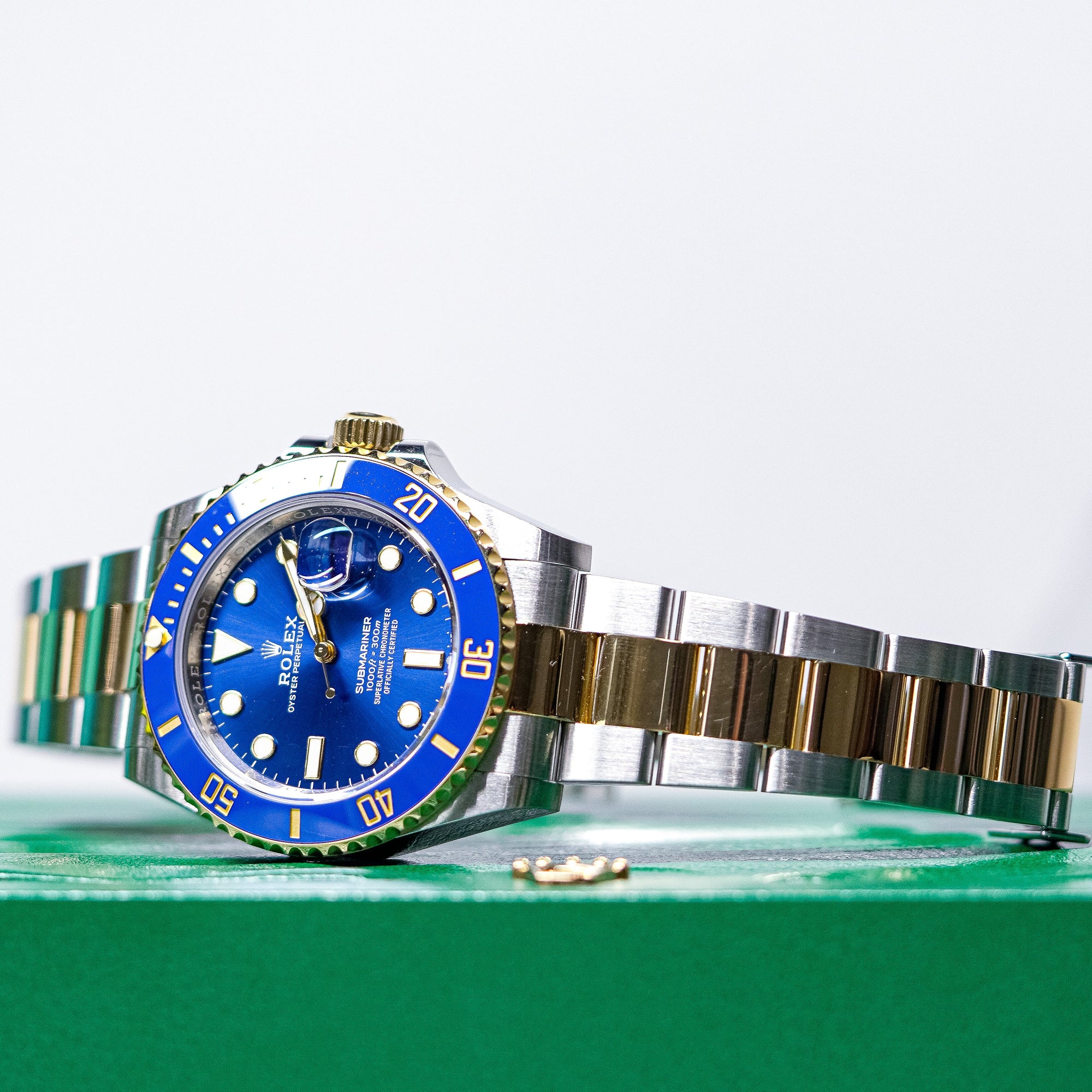 Rolex Submariner Blusey Date 41MM Gold/Steel Oyster 126613lb - WATCHXNYC