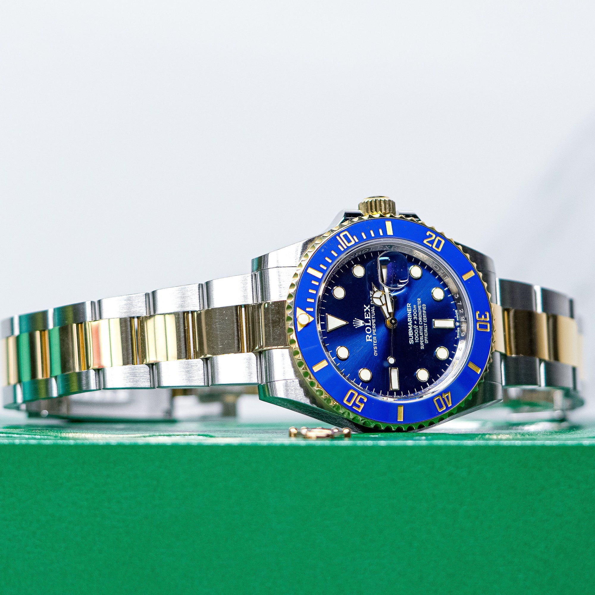 Rolex Submariner Blusey Date 41MM Gold/Steel Oyster 126613lb - WATCHXNYC