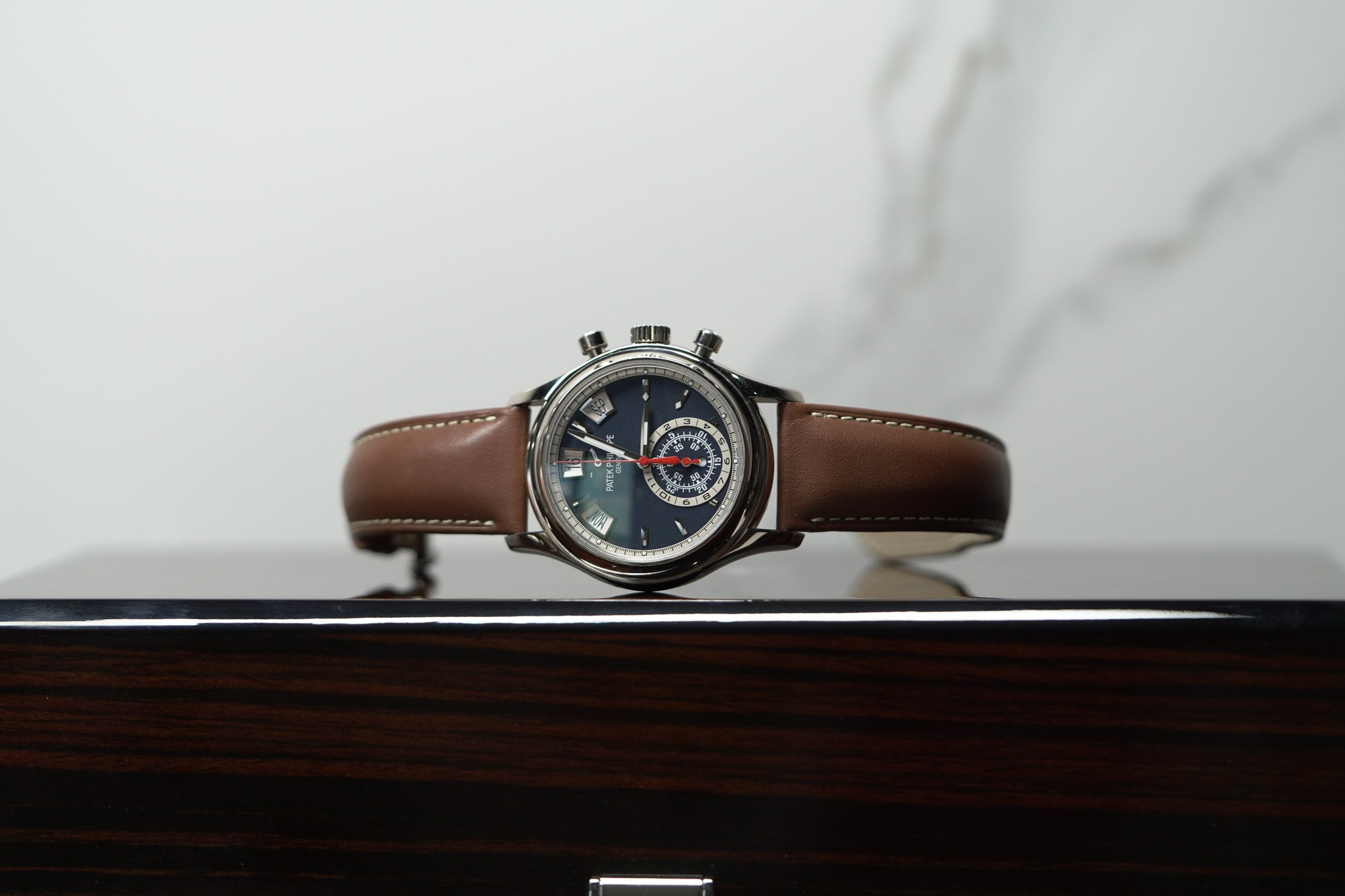 Patek Philippe Annual Calendar Complications 40.5mm Blue Opaline Dial Stainless Steel 5960/01G-001 - WATCHXNYC