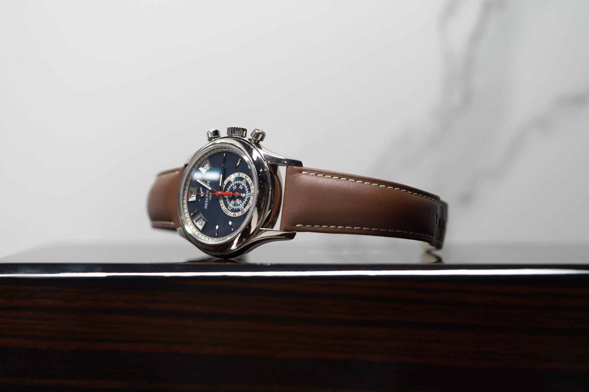 Patek Philippe Annual Calendar Complications 40.5mm Blue Opaline Dial Stainless Steel 5960/01G-001 - WATCHXNYC