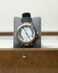 Breguet Marine 40 mm Silver Dial 18k Rose Gold Brown Leather Strap 5517BR/12/9ZU - WATCHXNYC