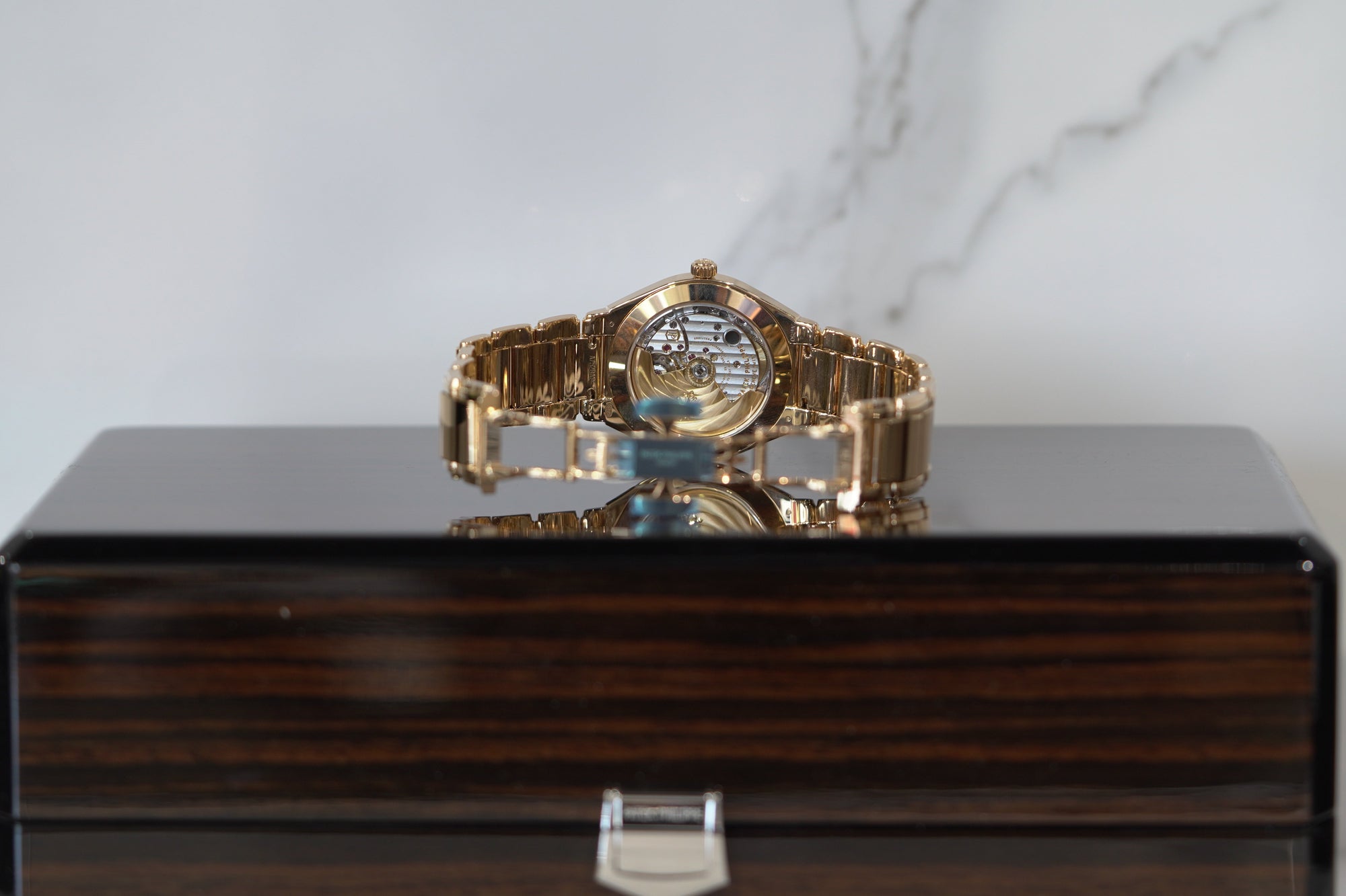 Patek Philippe Twenty~4 Automatic Satin/Linen White Dial Rose Gold &amp; Diamond Case/Braclet 36mm 7300-1200R-010 - WATCHXNYC