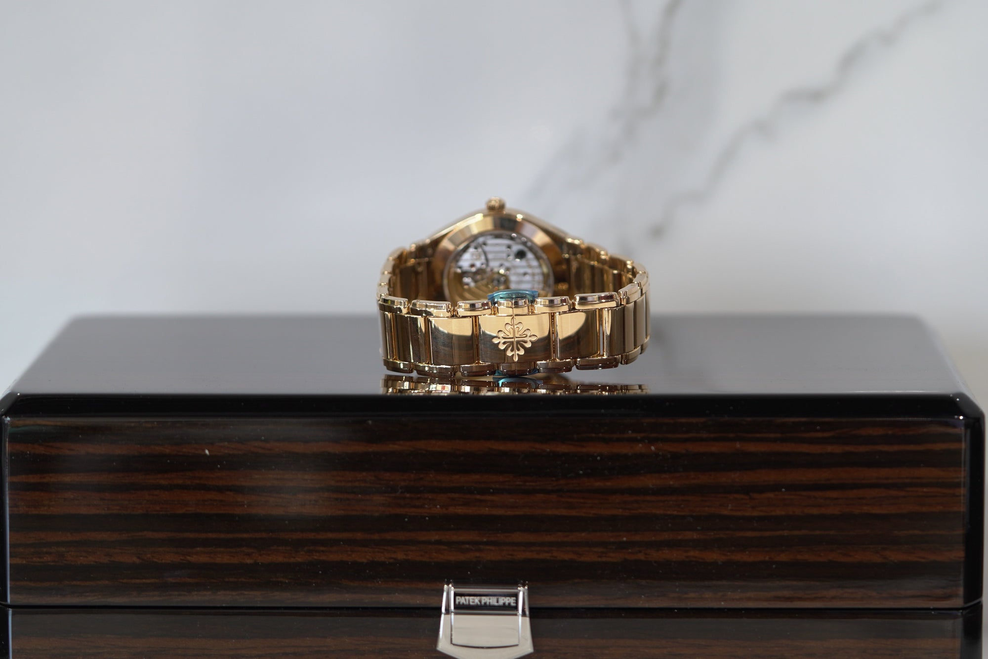 Patek Philippe Twenty~4 Automatic Satin/Linen White Dial Rose Gold &amp; Diamond Case/Braclet 36mm 7300-1200R-010 - WATCHXNYC