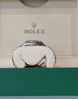 Rolex Datejust 31 31 mm White Mother-Of-Pearl Set With Diamonds Dial Oystersteel and 18k Yellow Gold Jubilee Bracelet 278273-0028 - WATCHXNYC