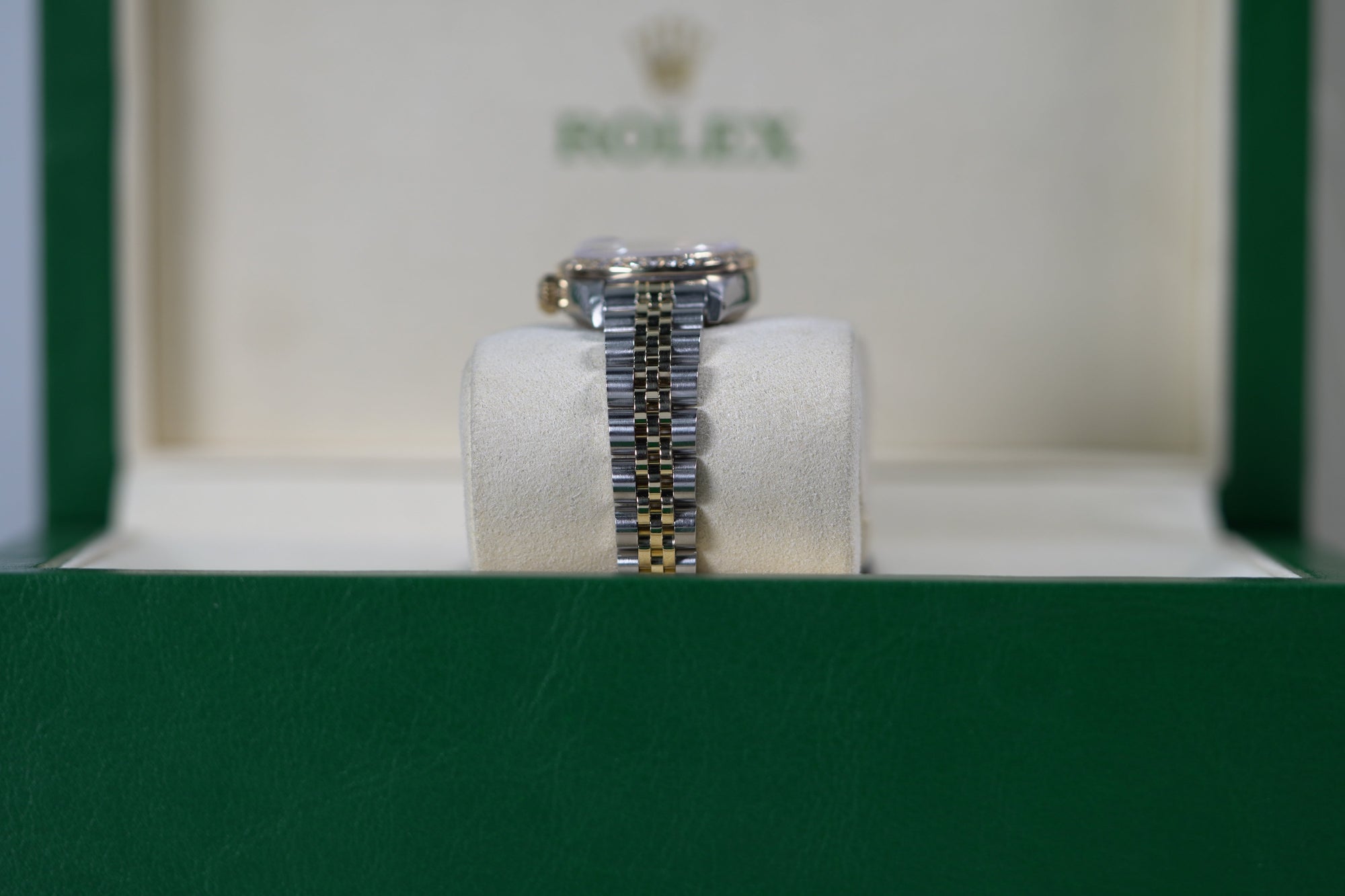 Rolex Lady-Datejust 28 mm Champagne-Colour Dial with Diamonds  Oystersteel and 18k Yellow Gold Jubilee Bracelet 279383rbr-0001 - WATCHXNYC