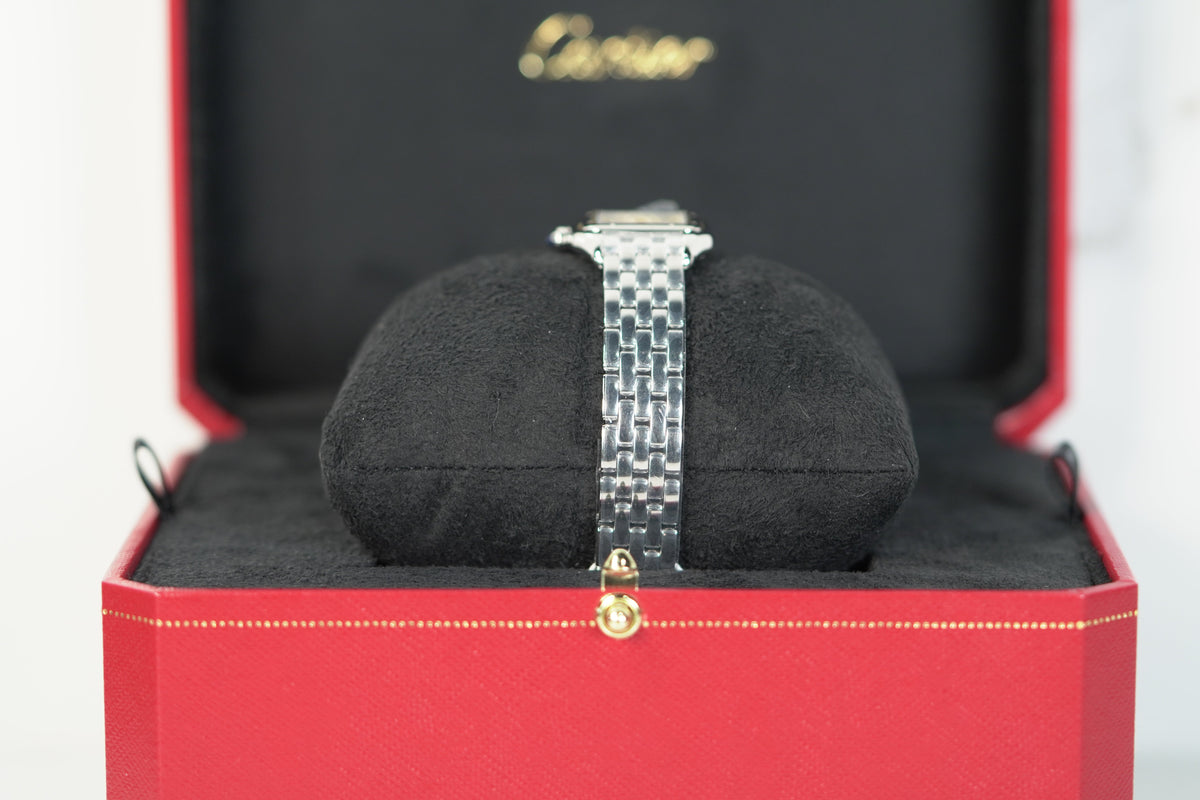 Cartier Panthère 23 mm x 30 mm Small Steel Silver Dial Bracelet WSPN0013 - WATCHXNYC